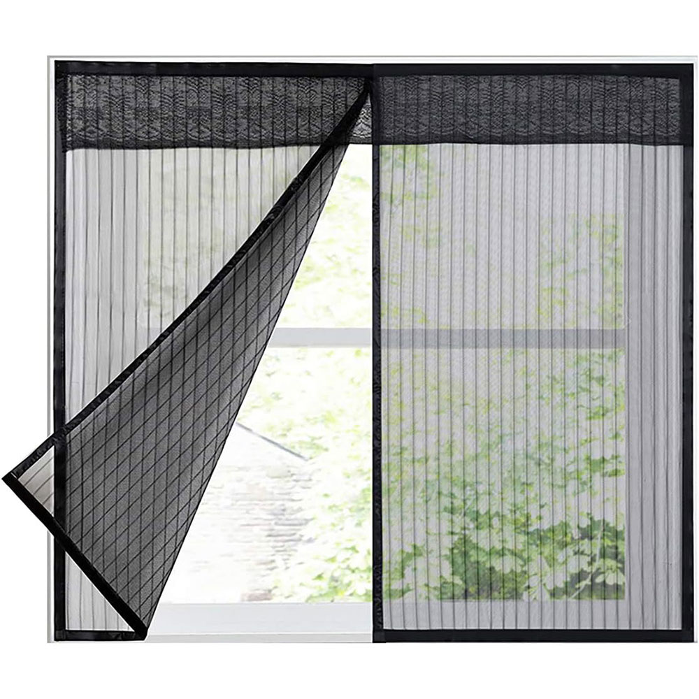 Window Screen Self-Adhesive Invisible Magnetic Screens Magnet Window Screening Door Curtains Home Magnetic Mesh Screen