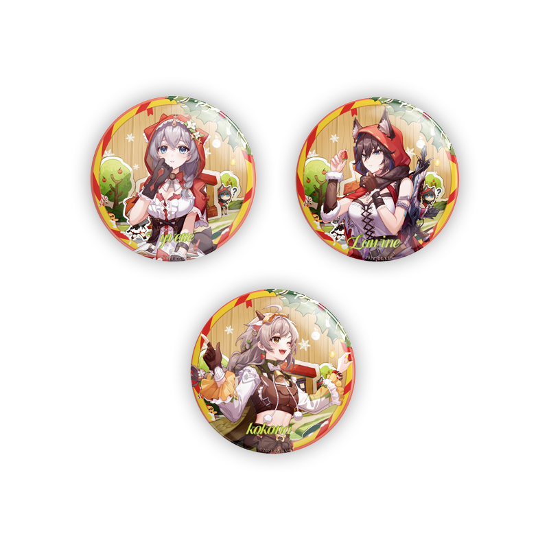 HARMOD&Strinova anime tinplate badge All Is Well In The Fairy Tale series badge brooch backpack decoration gift collection (75mm)