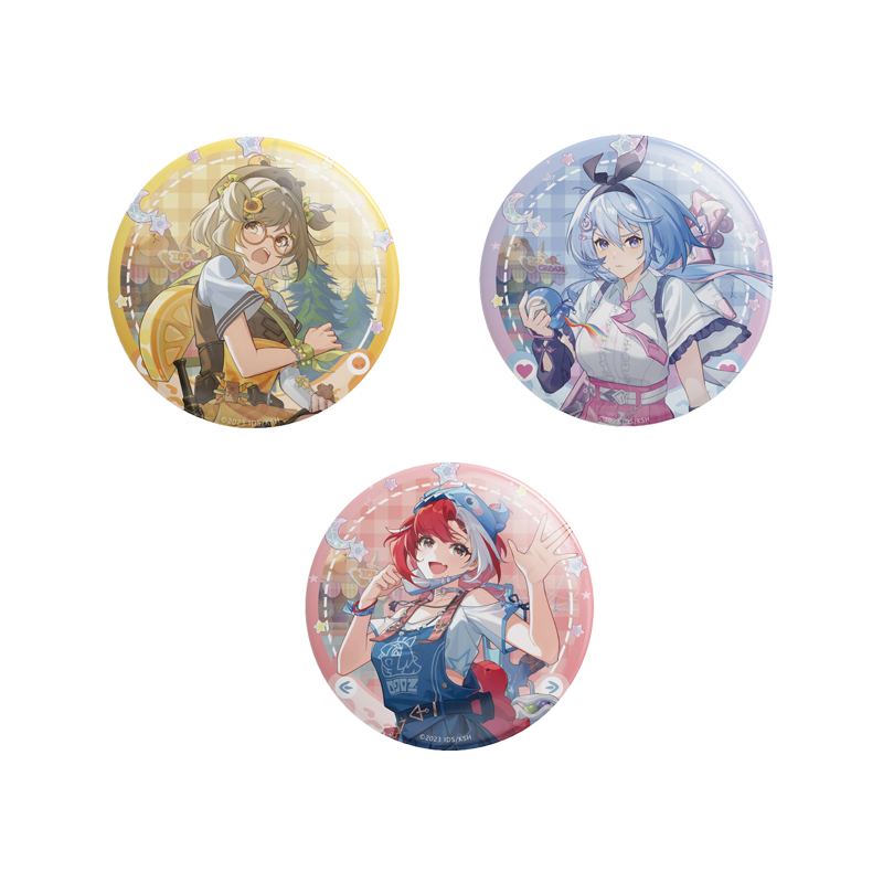 HARMOD&Strinova anime tinplate badge Wonder Park series badge brooch backpack decoration gift collection (75mm)