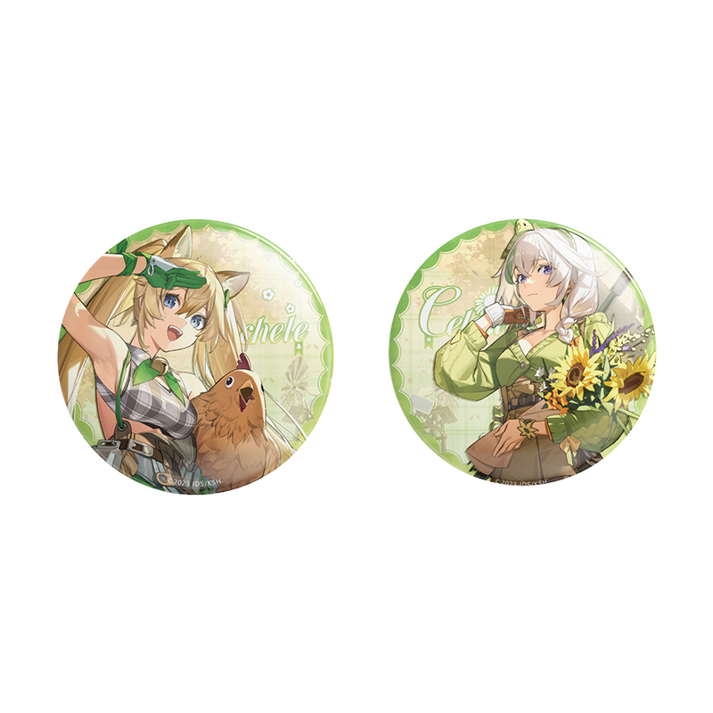 HARMOD&Strinova anime tinplate badge Rustic Rumble series badge brooch backpack decoration gift collection (75mm)