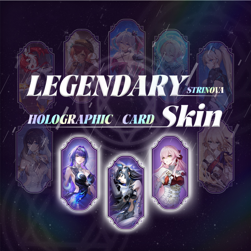 Harmod&Strinova anime Laser Tickets Legendary Skin Series Laser Tickets Collection, Gift