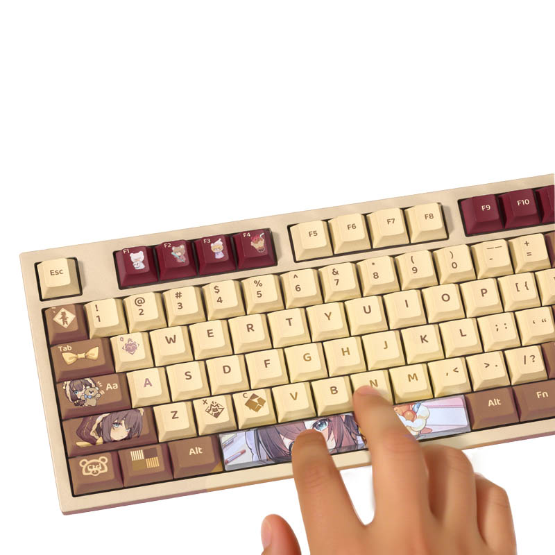 [HARMOD x STRINOVA] 84 Key Bits GASKET Structure Tri-ModeNoise Reduction  Mechanical Gaming Keyboard