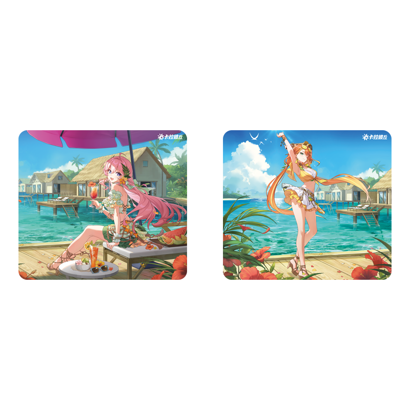 [HARMOD x STRINOVA] South Coast Beach Tempered Glass Scratch-Resistant Gaming Mouse Pad