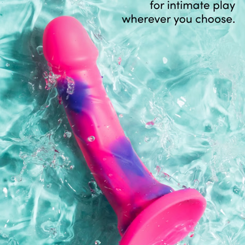 Lifelike Lover Luxe Realistic Multicoloured Silicone Dildo 7 Inch
