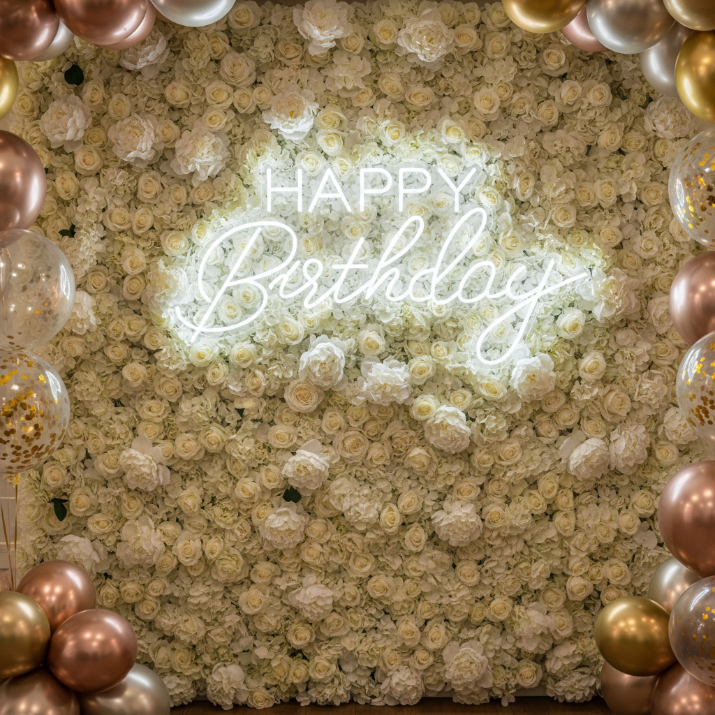 Happy Birthday Neon Sign | Custom Neon Sign | Led Neon Sign | Custom Neon Light | Birthday Present | Neon Sign Wall Decor | Gift For Fer