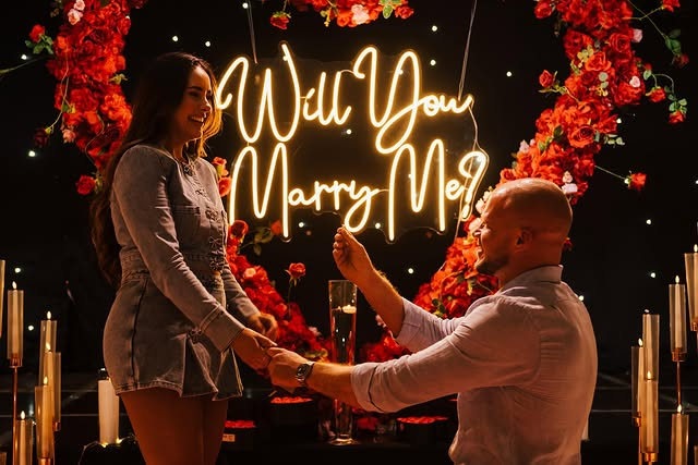 Will You Marry Me Neon Sign, Marry Me LED Sign, Wedding Proposal Light, Engagement Decor, Proposal Neon Sign, Neon Wedding Sign, Led Signs