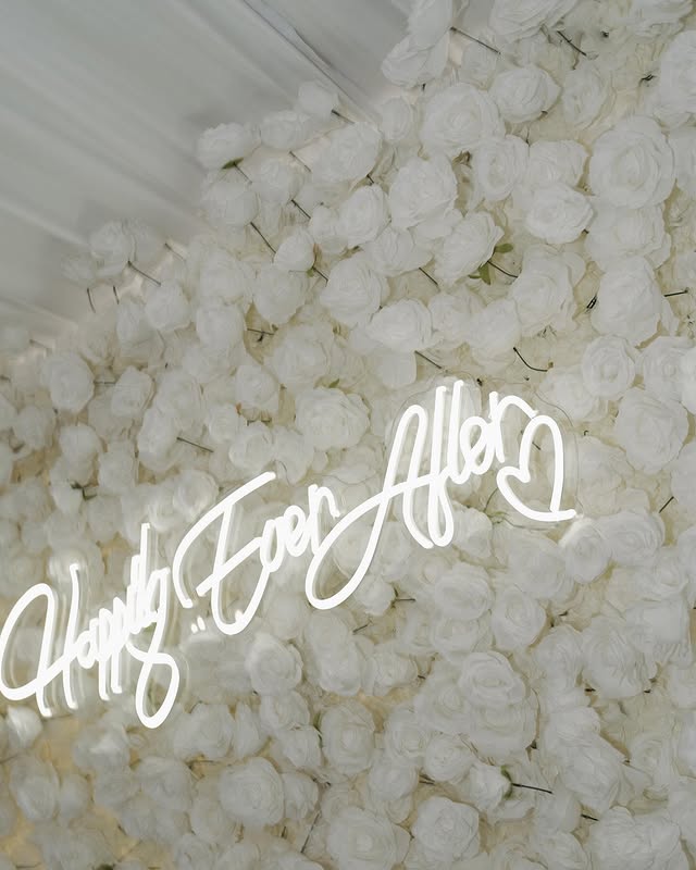 Happily Ever After Neon Sign, Custom Neon Sign, Engagement Gifts, Wedding Decor, Personalized Gift, Name Neon Signs, LED Sign, Wall Art
