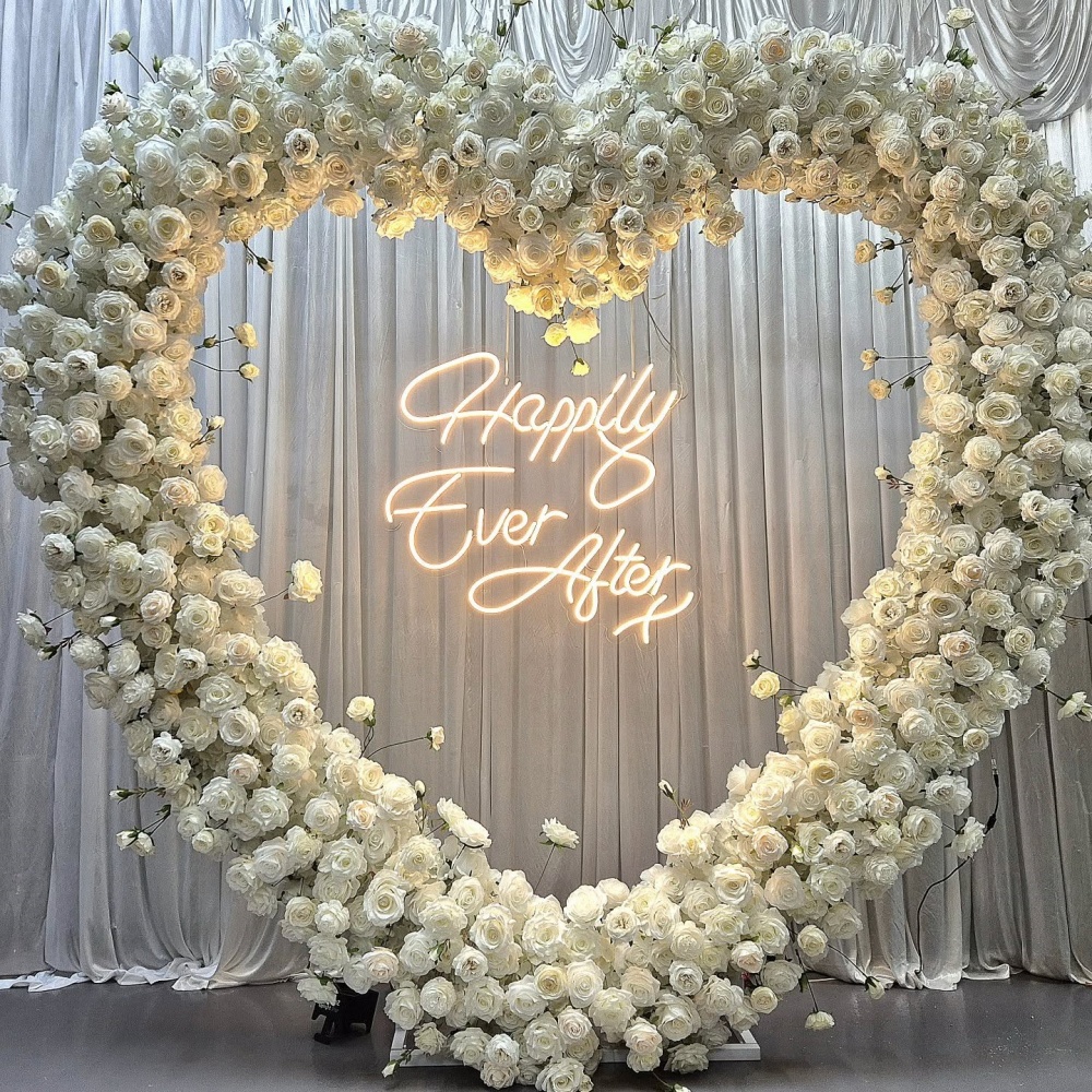 Happily Ever After X Neon Sign, Wedding Decor