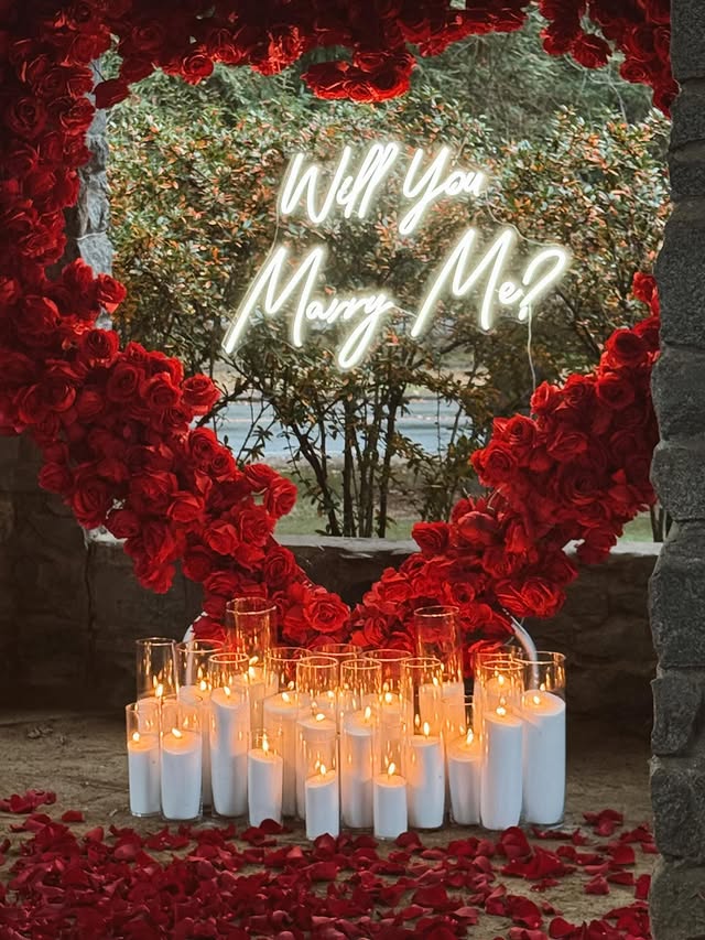 Will you marry me neon sign, Wedding Decor