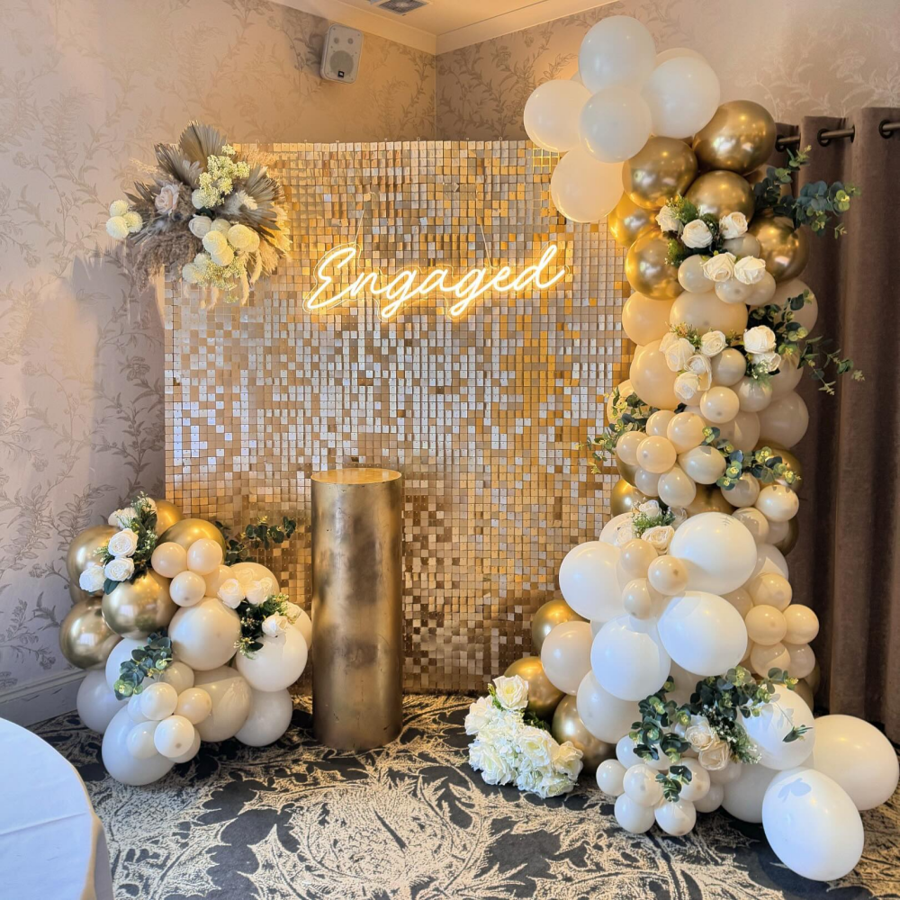 Engaged Neon Sign | Bridal Shower, Engagement Party Decor