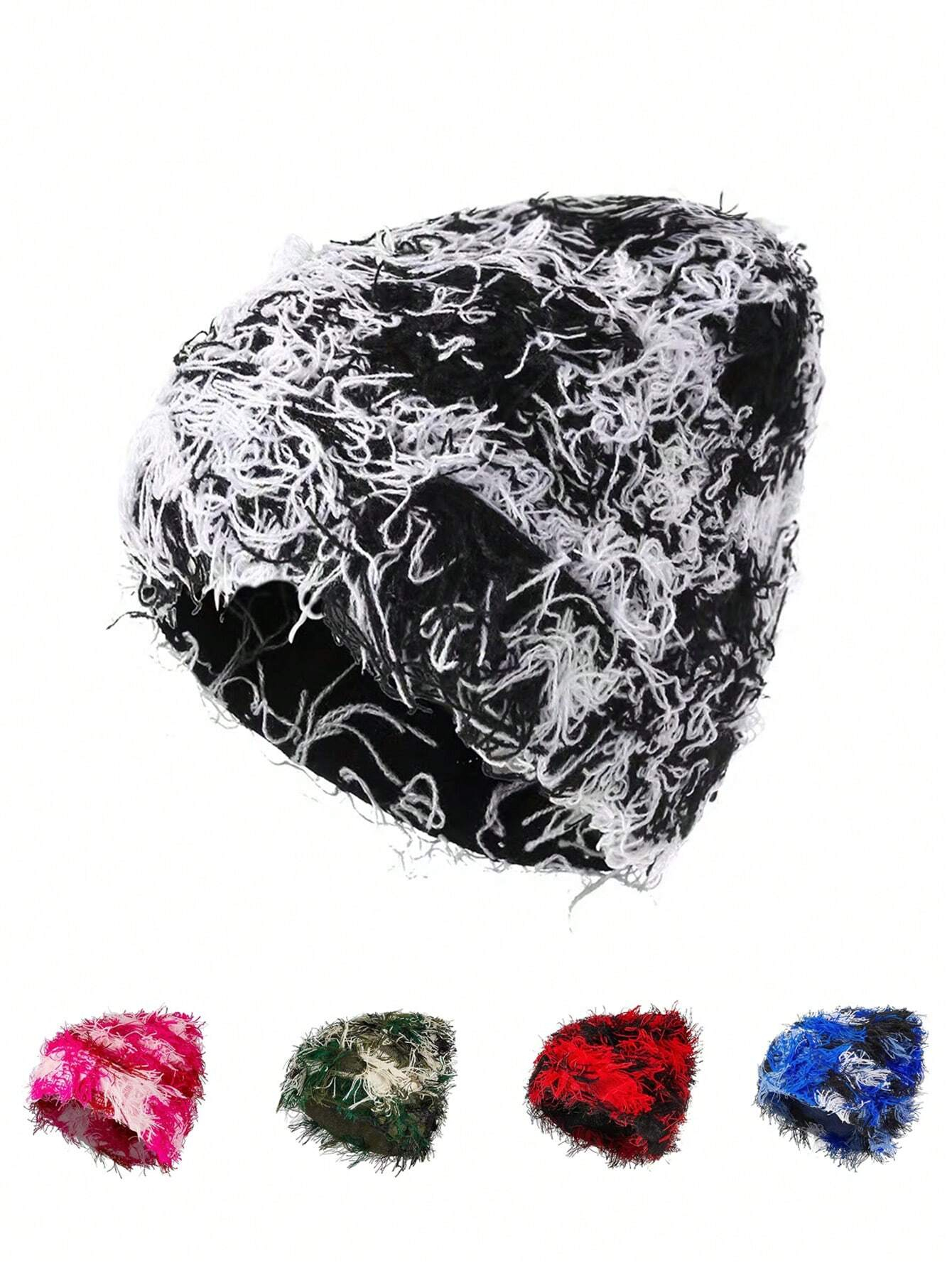 1pc Men's Fashion Camouflage Beanie Hat, Knitted Ski Cap For Warm Outdoor Activities In Autumn/Winter