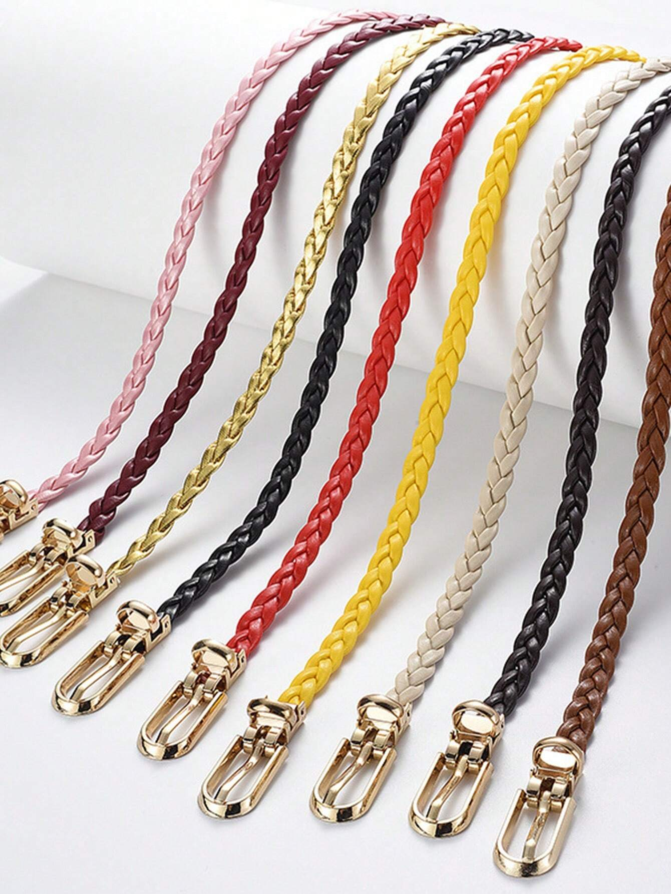 1pc Woven Thin Waistbands Summer Retro Sweet Style Coat Dress Belts For Women,Suitable For Daily Commuting Halloween Summer, School Fall, Autumn, Halloween