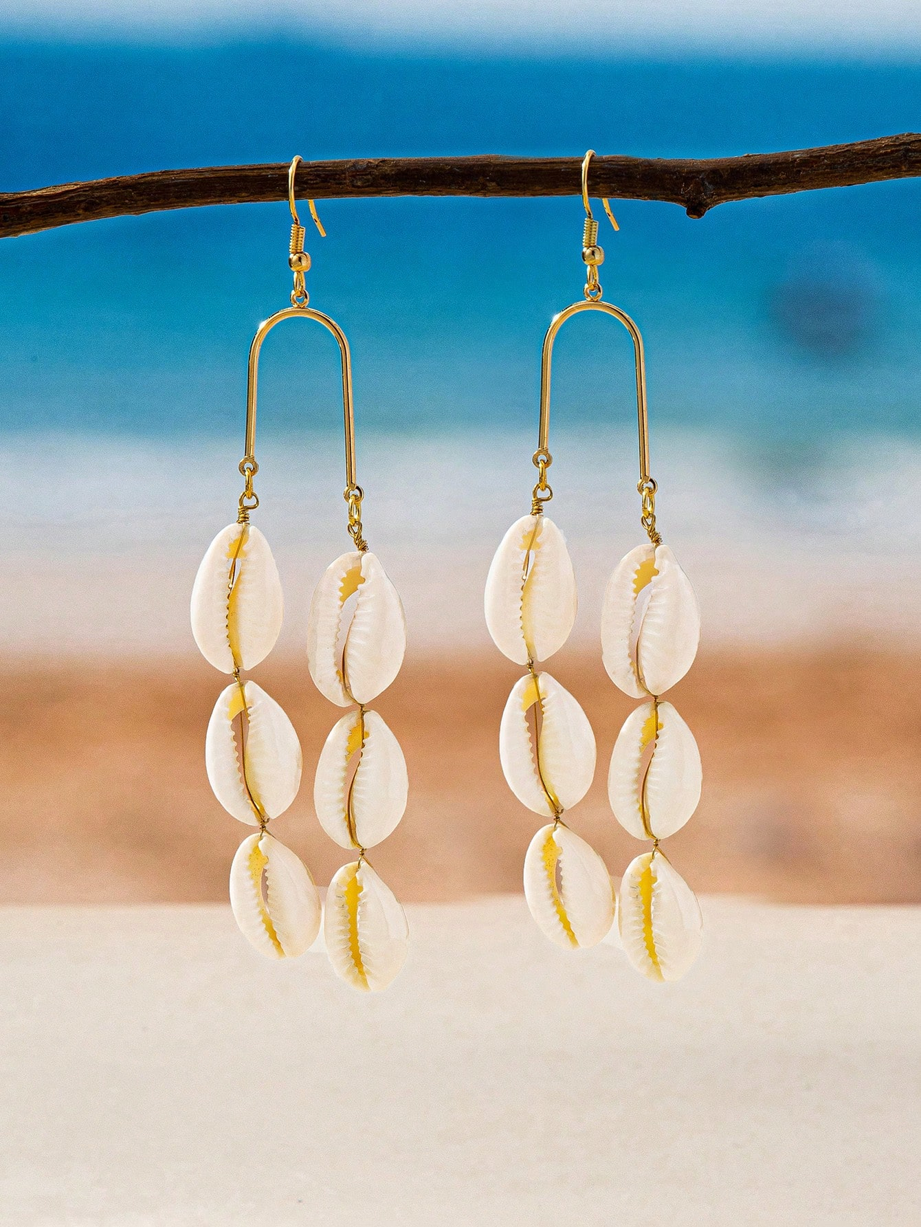 1 Pair Marine Style Crab Linked Pendant Earrings Suitable For Women Daily & Holiday Outfit