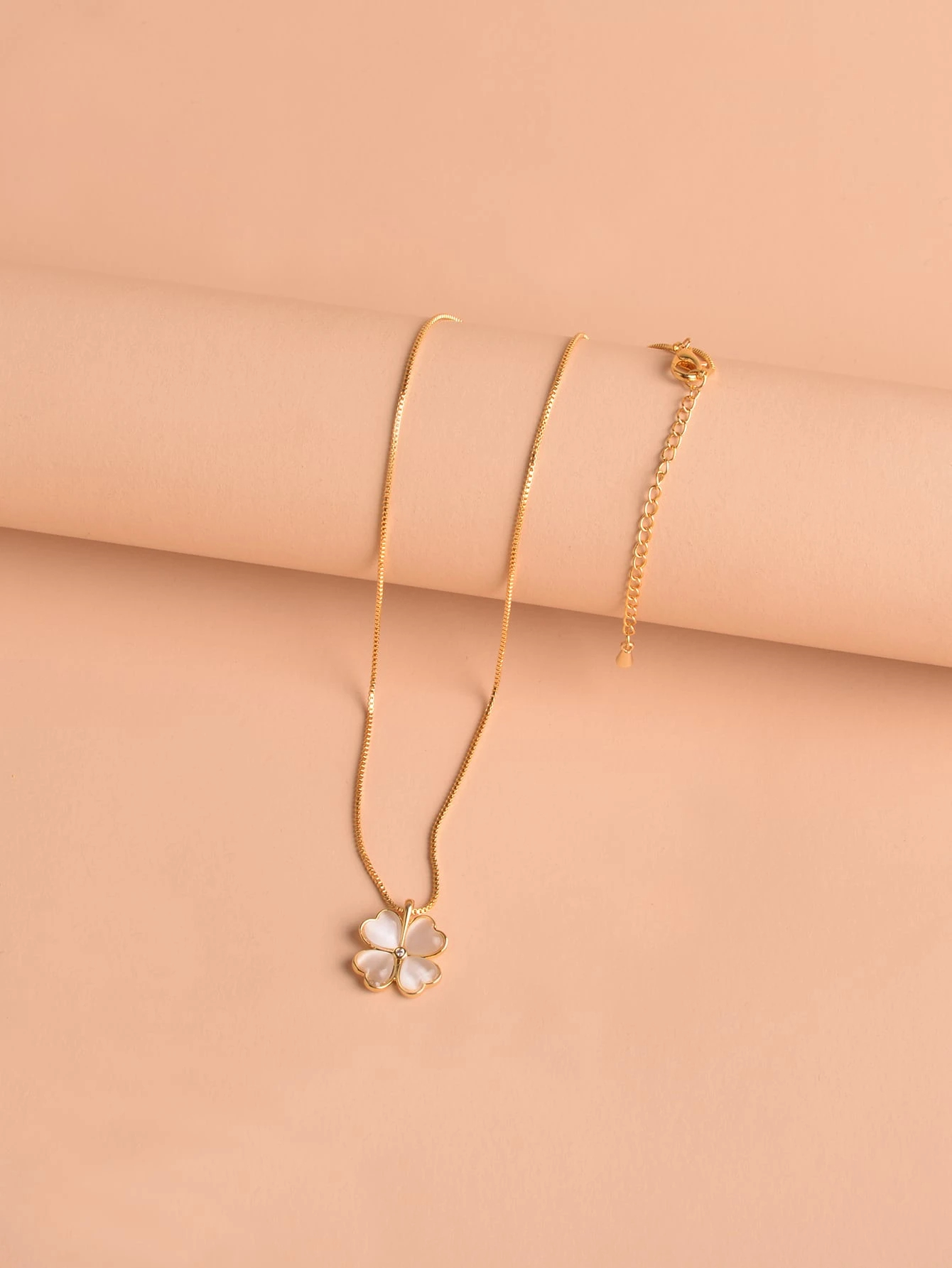 Four-Leaf Clover Charm Necklace