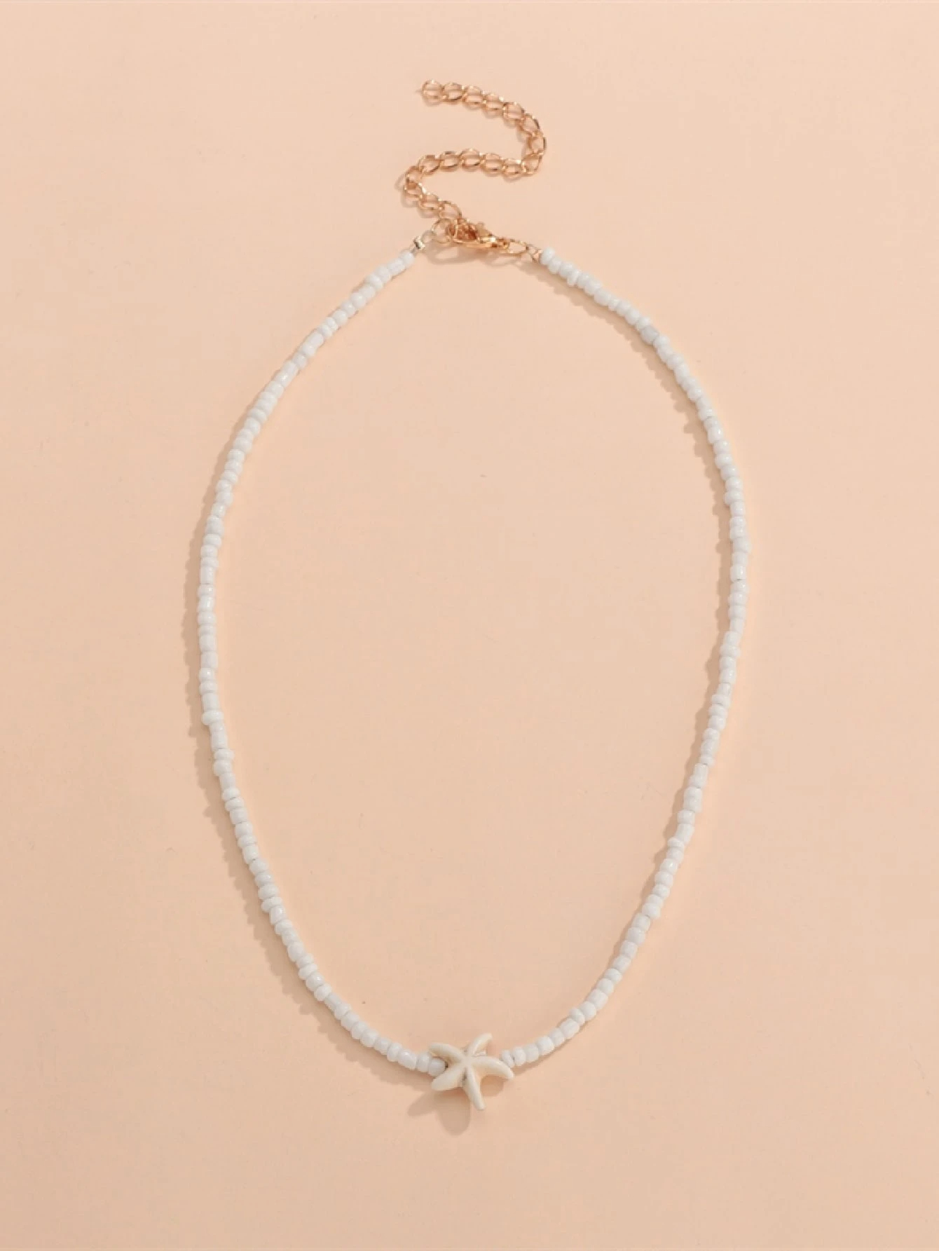 Starfish Decor Beaded Necklace