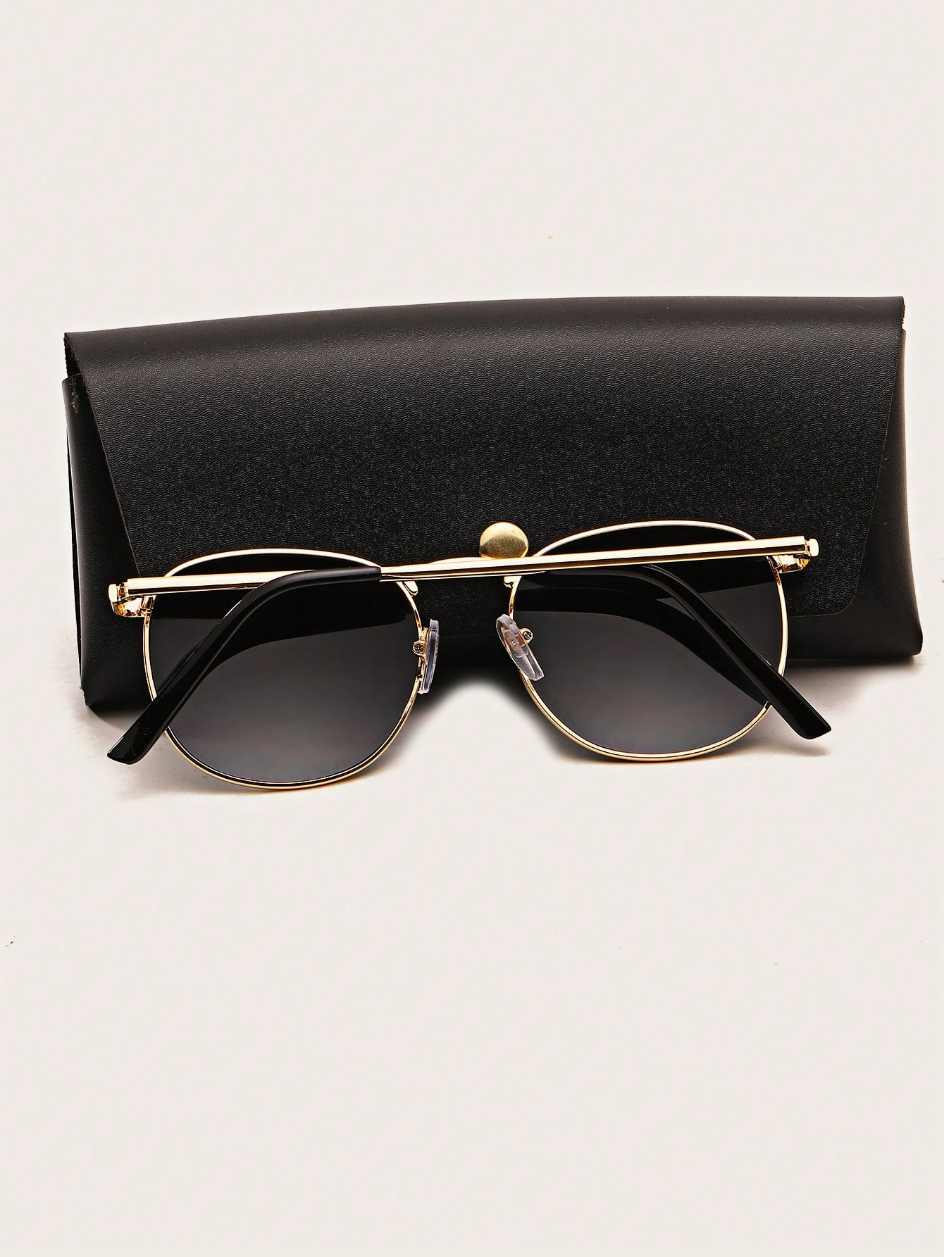 1pair Unisex Metal Frame Fashionable Sunglasses For Summer Elegant Sunglasses Sun Glasses Beach Accessories Sun Glasses Sunglasses Shades For Summer Beach Vacation,Outdoor,Travel