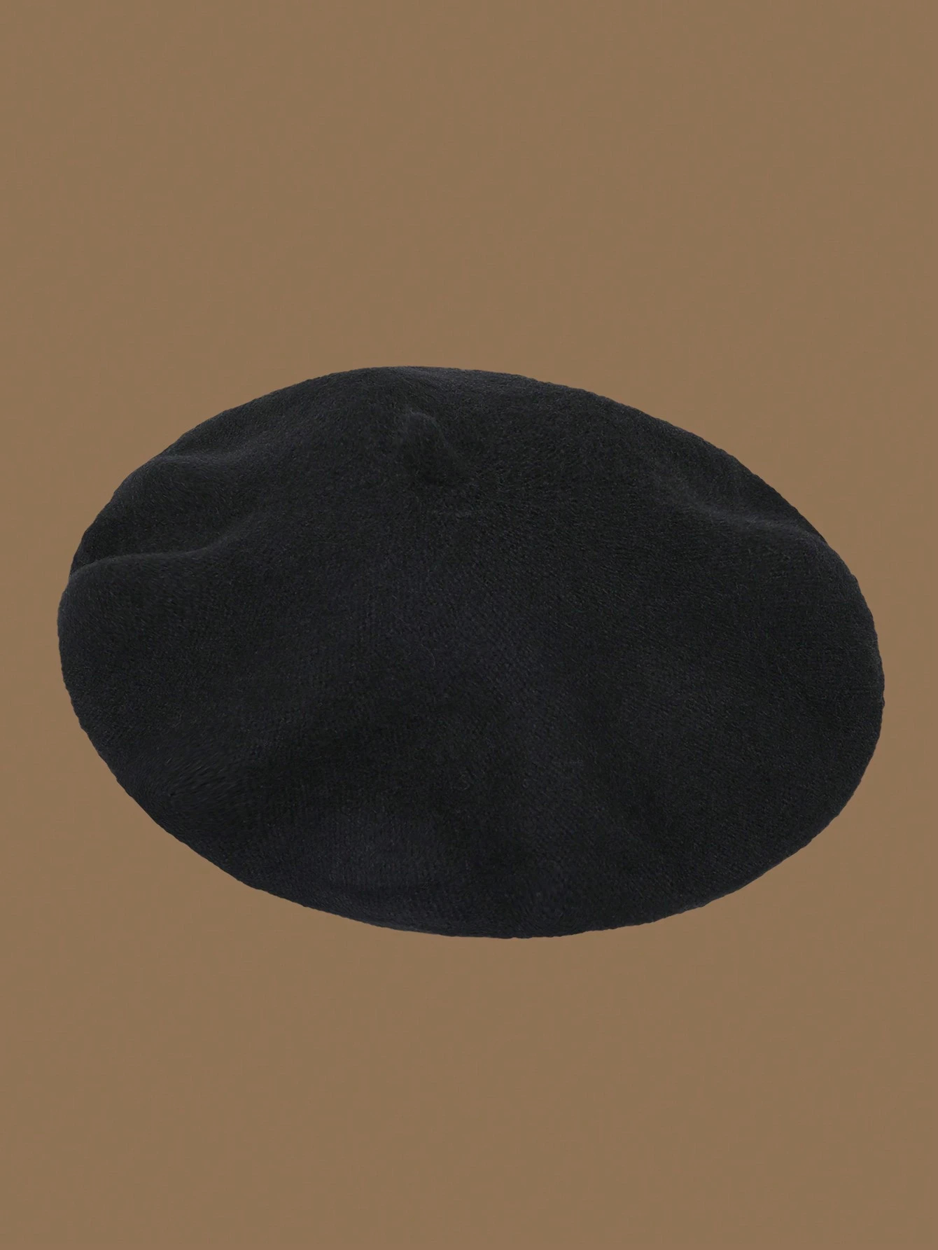 Street 1pc Men's Black Casual Beret Hat