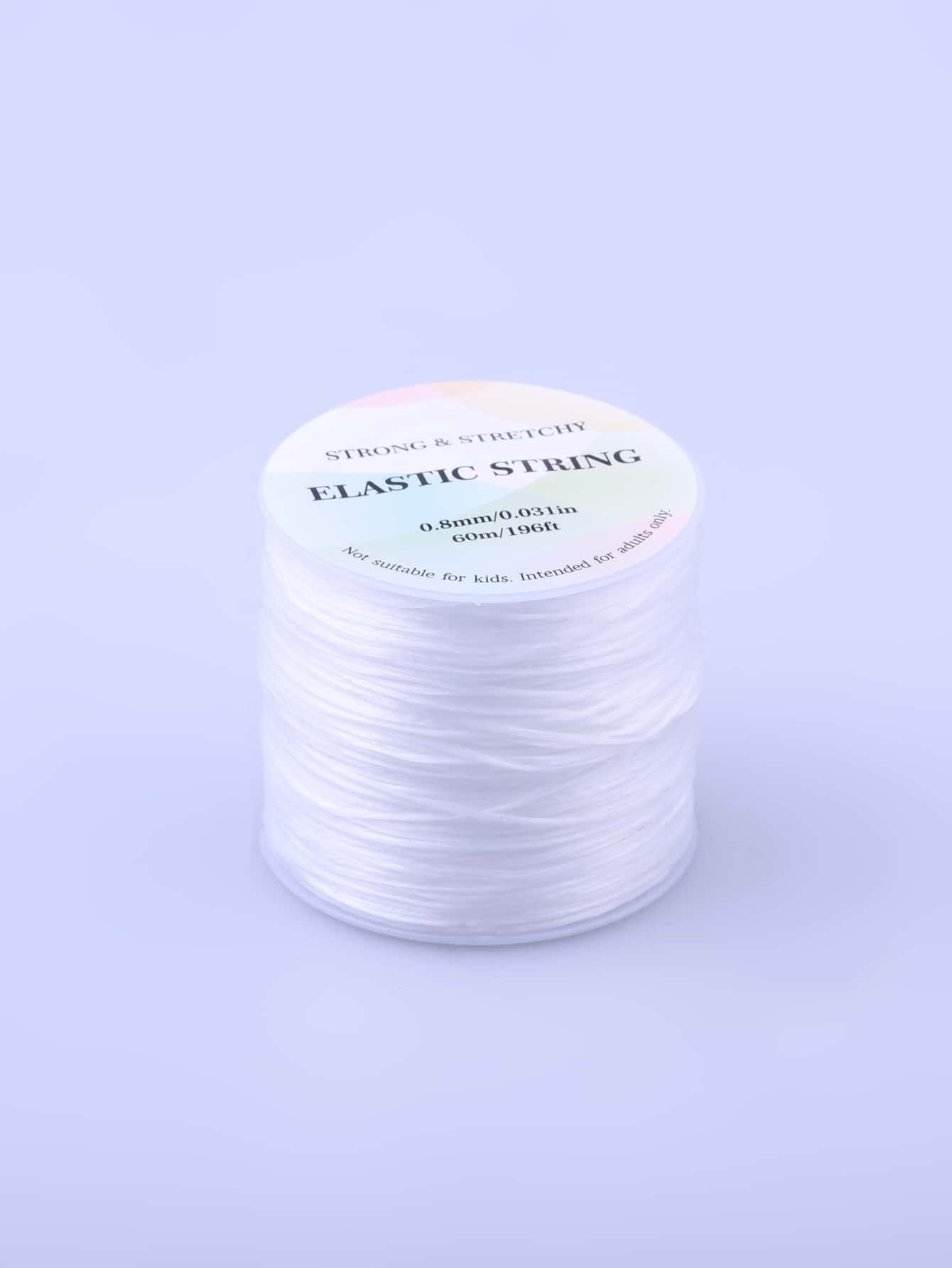 60m Elastic Beading Cord String Thread For Necklace, Bracelet Making
