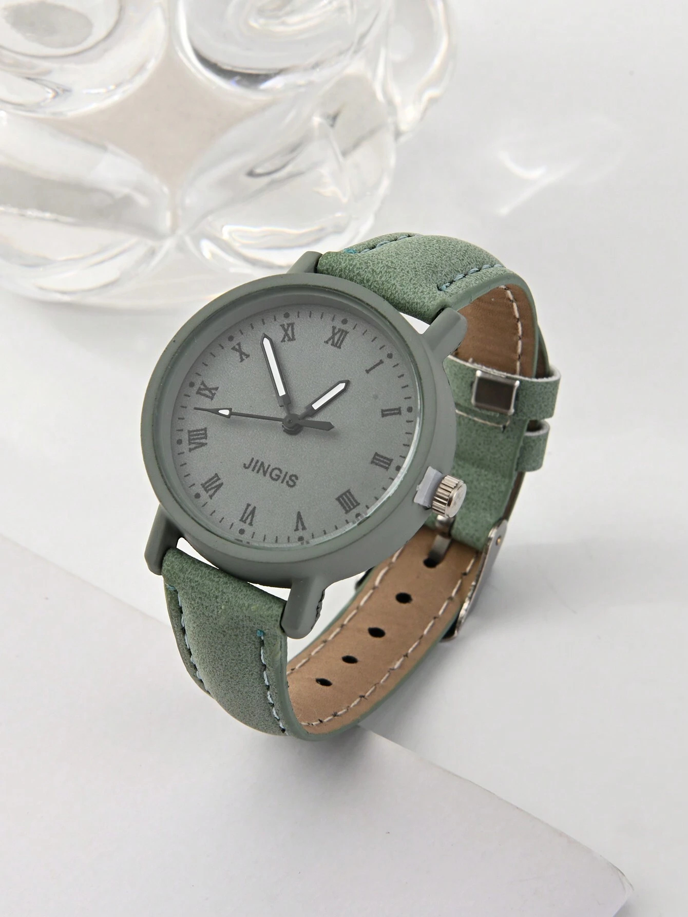 1pc Vintage Mori Style Minimalist And Elegant Korean Design School Watch For Junior & Senior Grade Girls