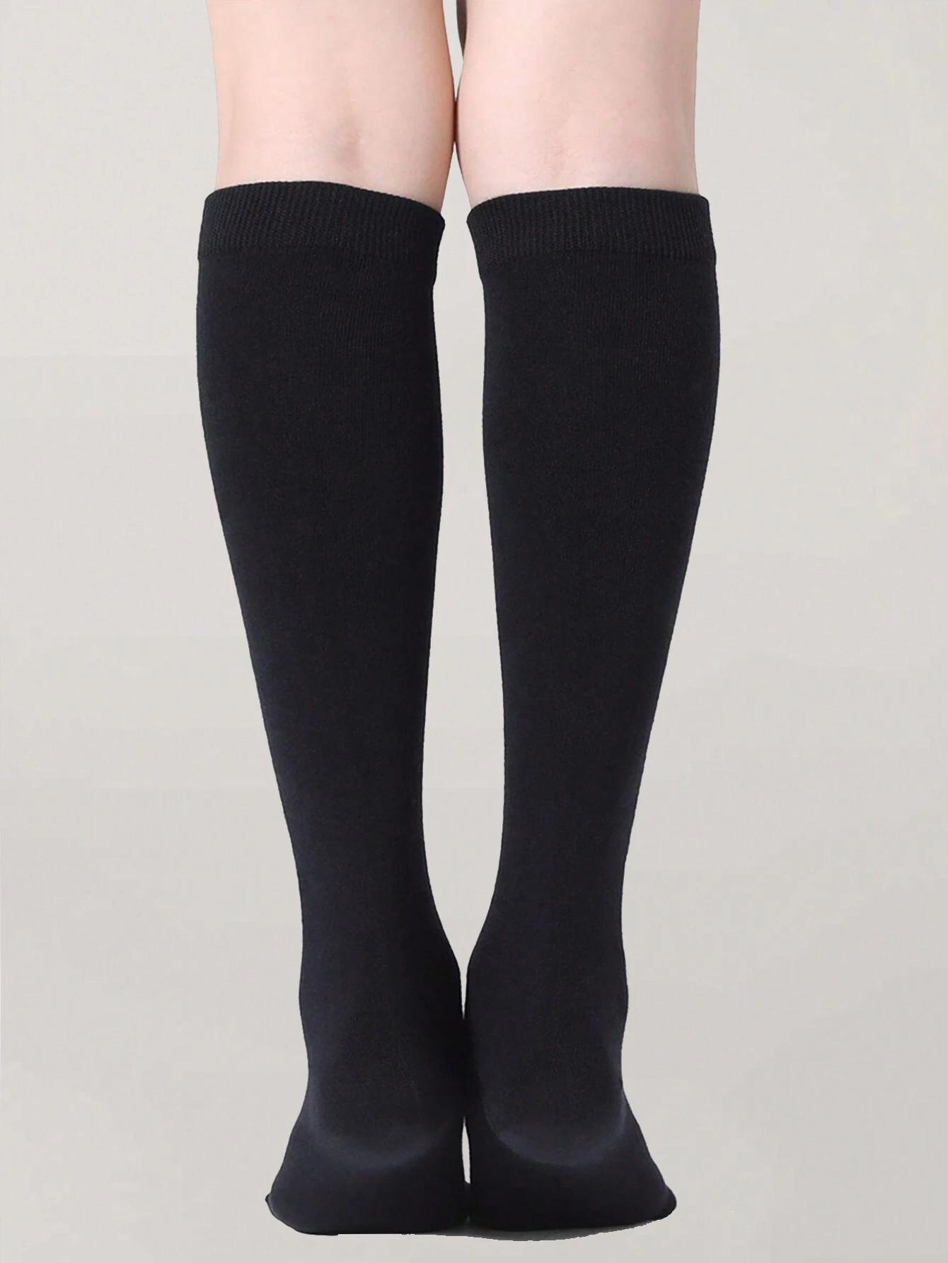 1/2/3 Pairs Of Knitted Slimming Mid Length Socks, JK Women's College Style, Sports Socks, Suitable For Daily Wear All Year Round