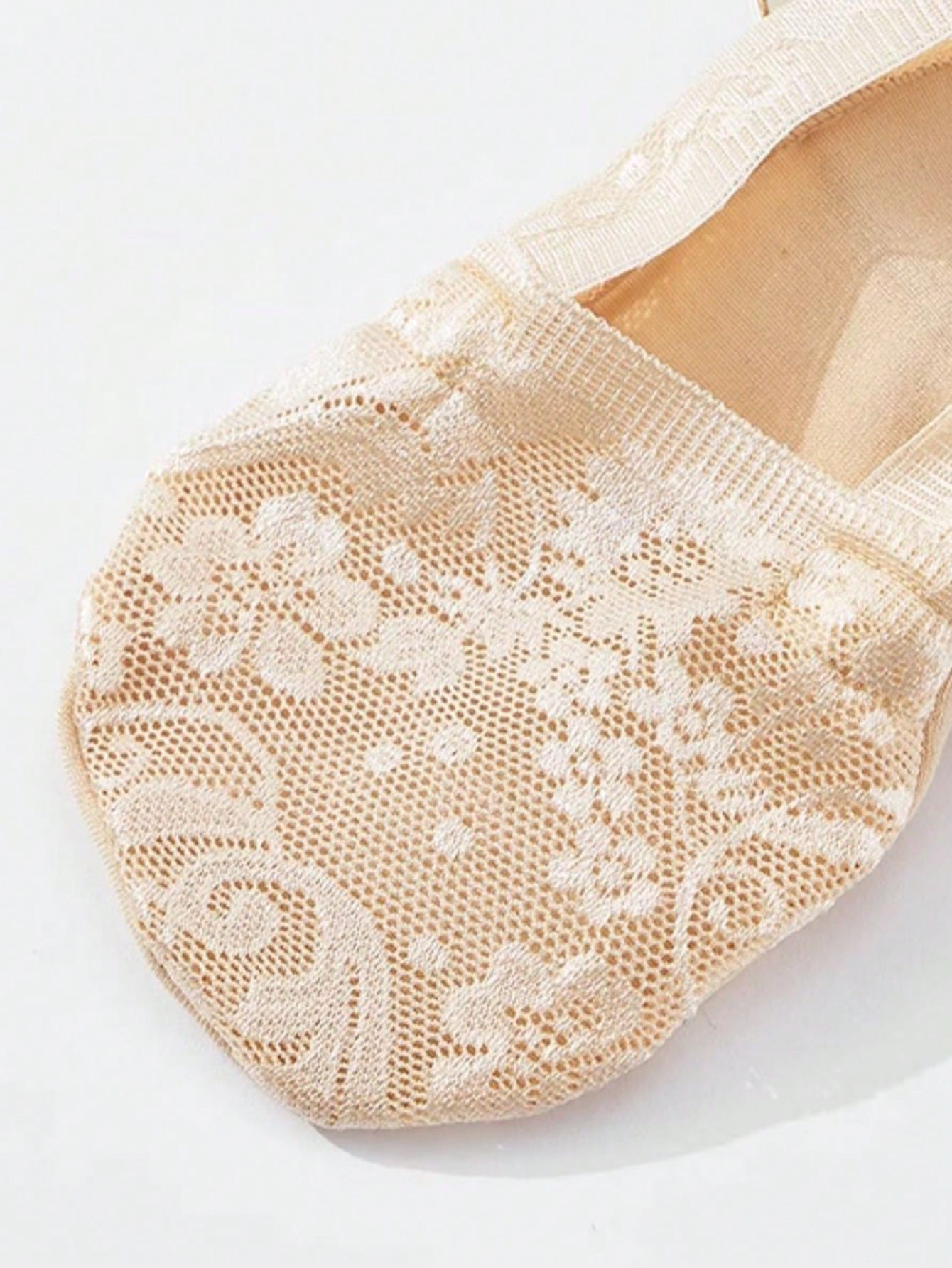 5 Pairs Fashion Women Girls Summer Socks Style Lace Flower No Show Short Sock Antiskid Invisible Ankle Sock Slippers