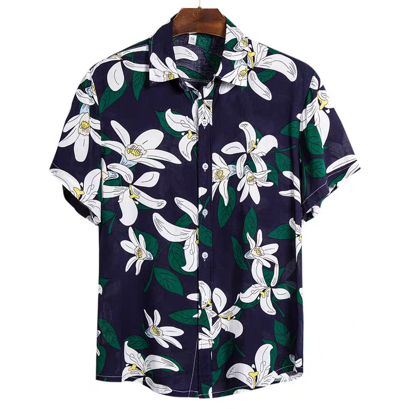 Floral short sleeved shirt