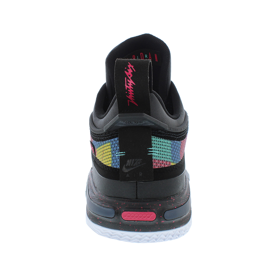 Nike Air Jordan 36 Low Men's Solid Black Mesh Lining Comfort Multi-color Design Sporty Style