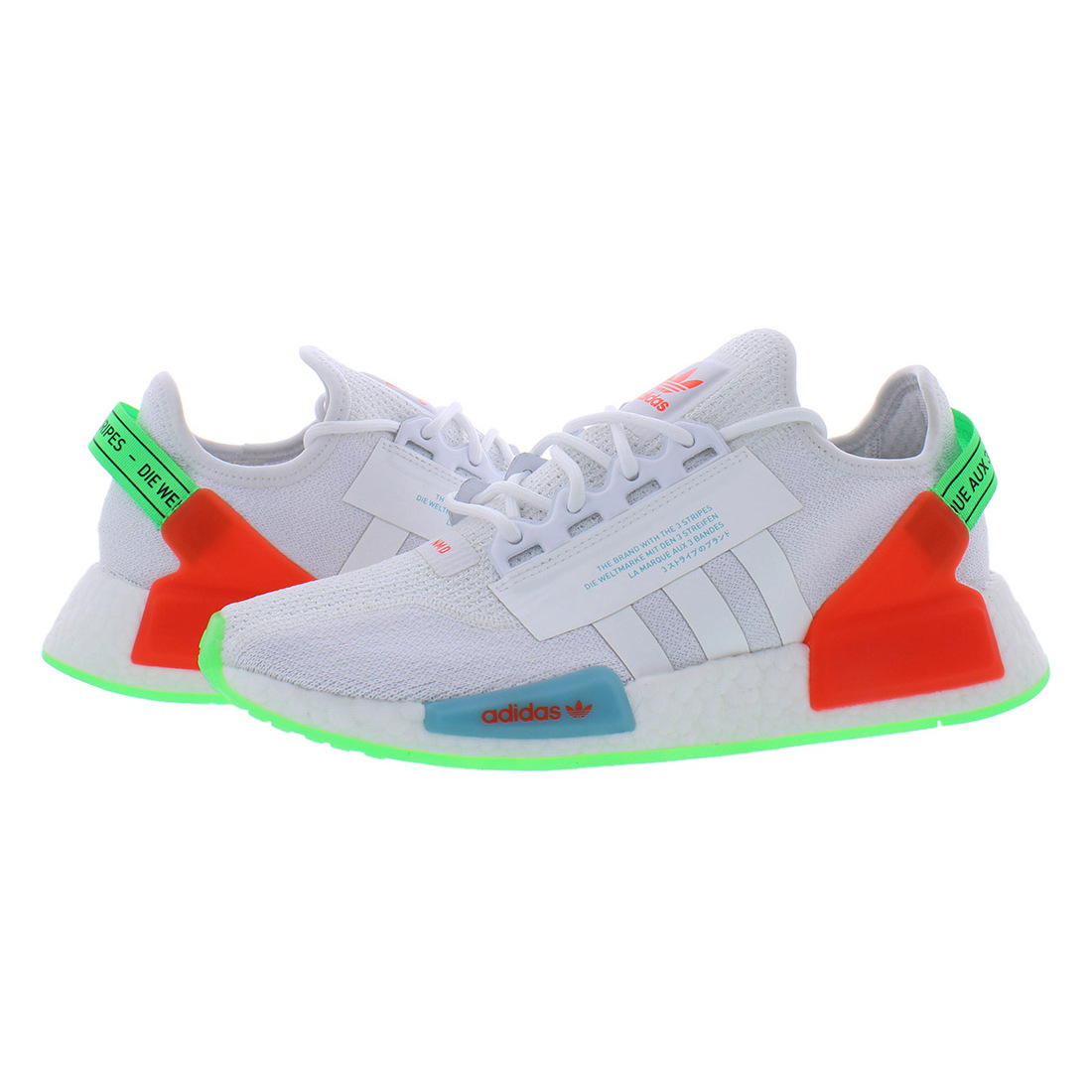 Adidas Nmd_r1.v2 Mens Shoes Size 10,Color: White/green