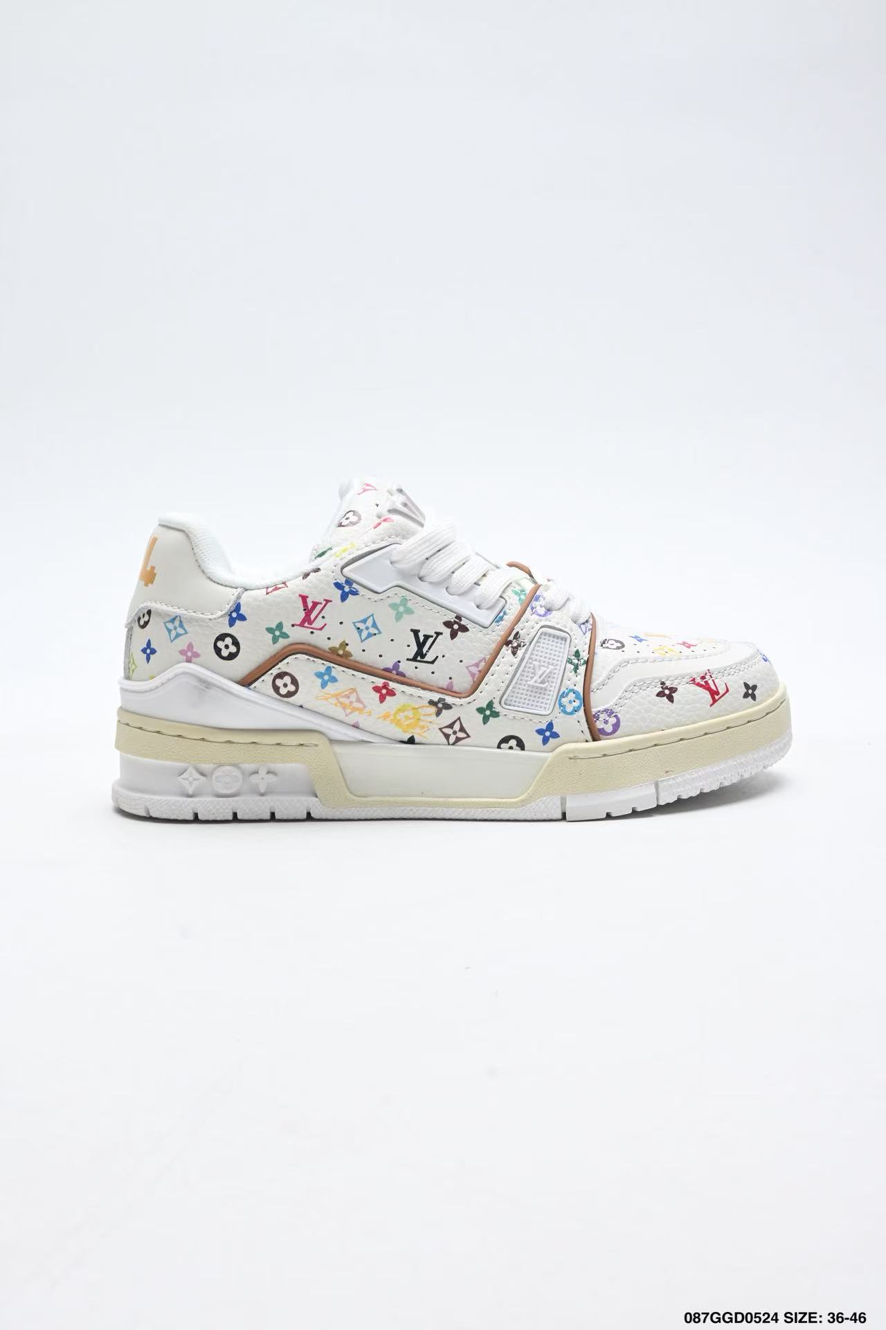 Louis Vuitton×TM Trainer Sneaker Top quality of luxury designer brands