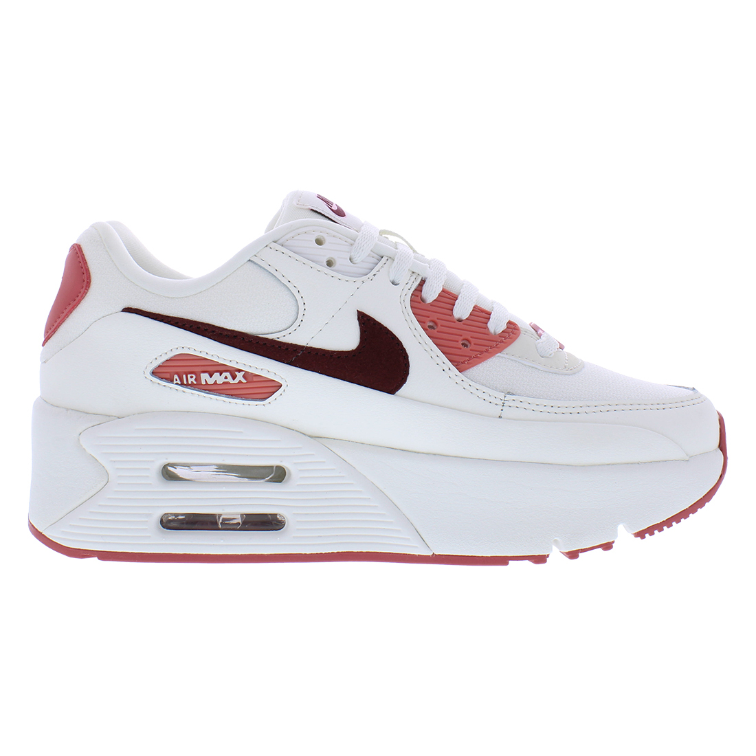 Nike Air Max 90 Lv8 Se Womens Shoes Size 8.5,Color: White/red