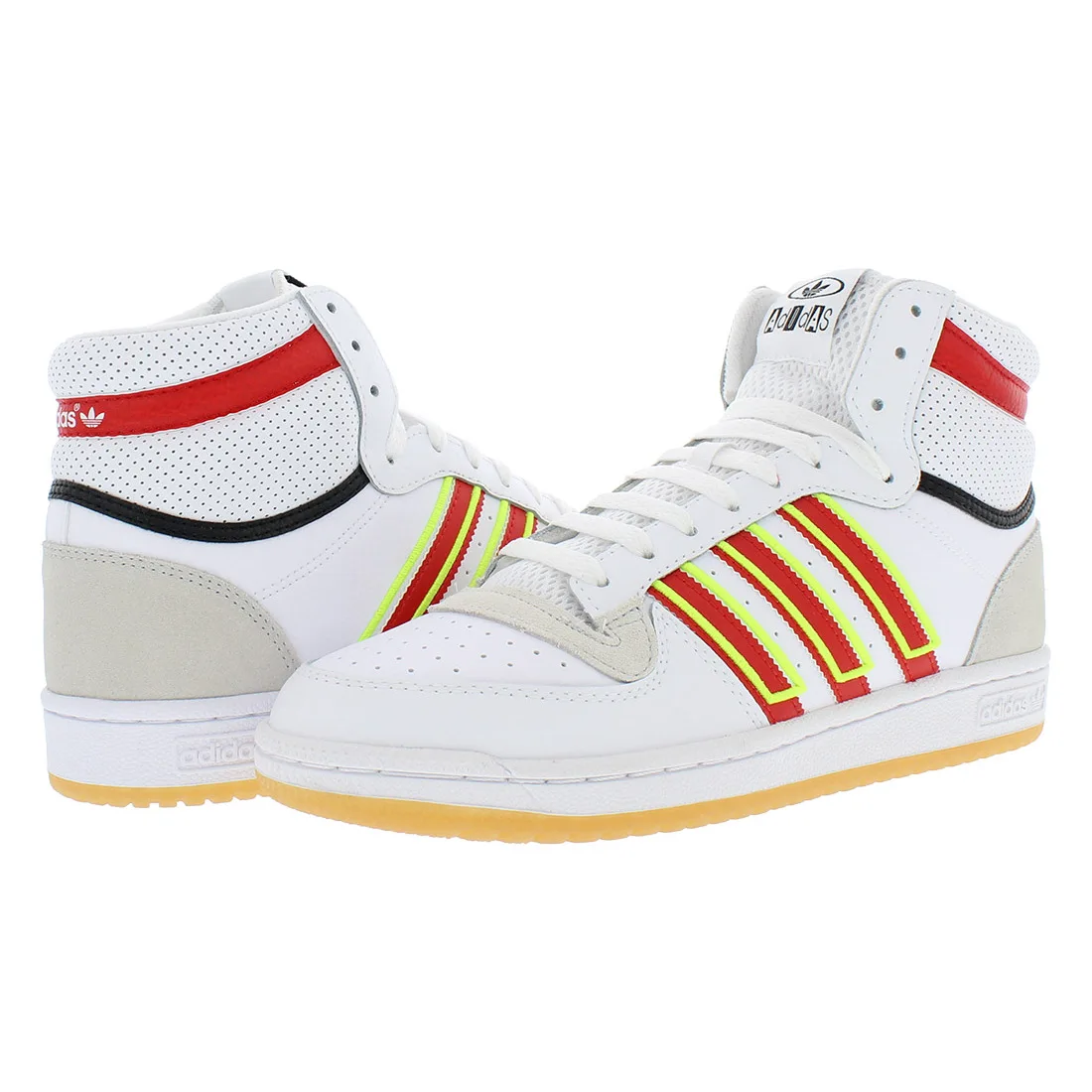 Adidas Top Ten Rb Mens Shoes Size 11.5,Color: White/red 