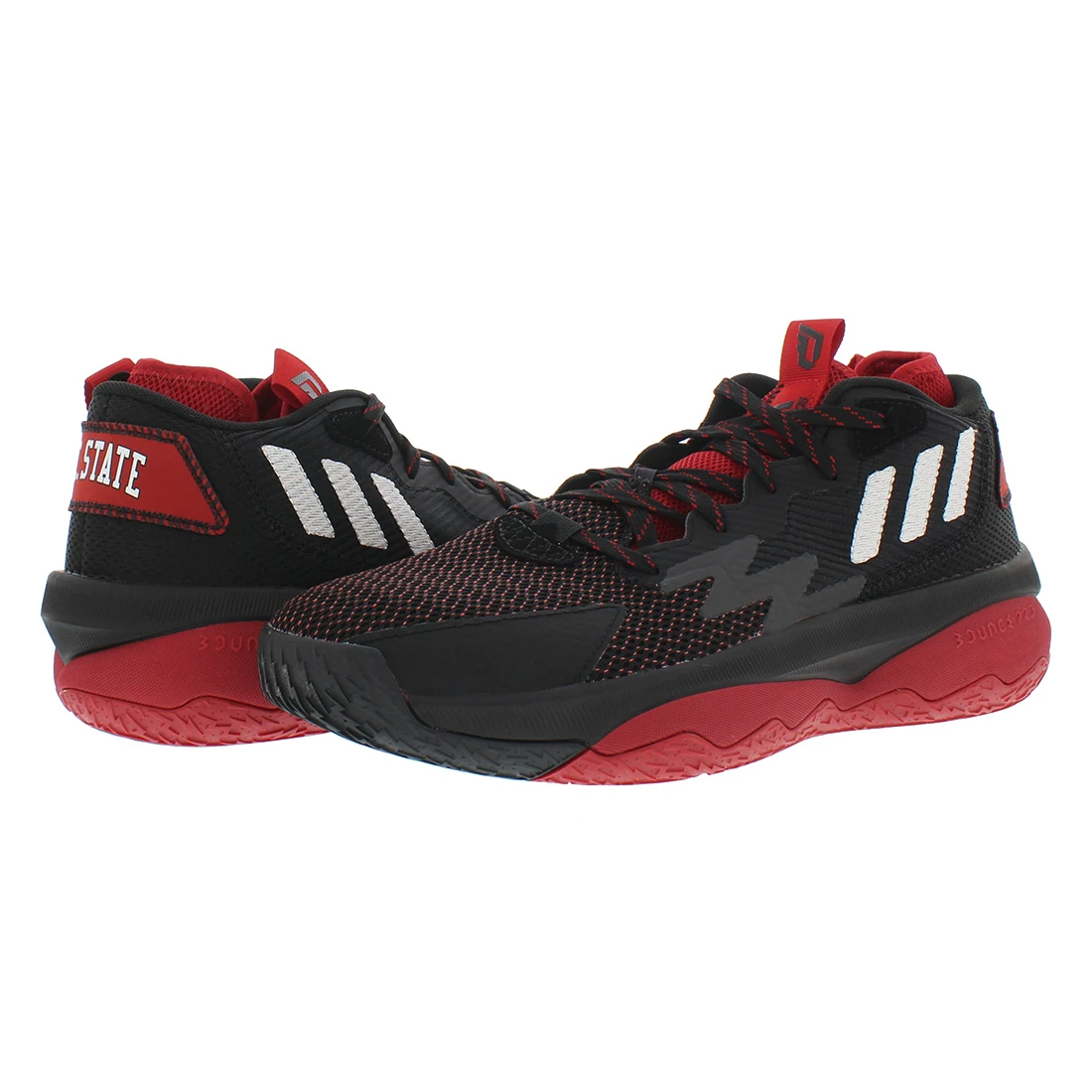 Adidas Sm Dame 8 Unisex Shoes Color: Black/red 