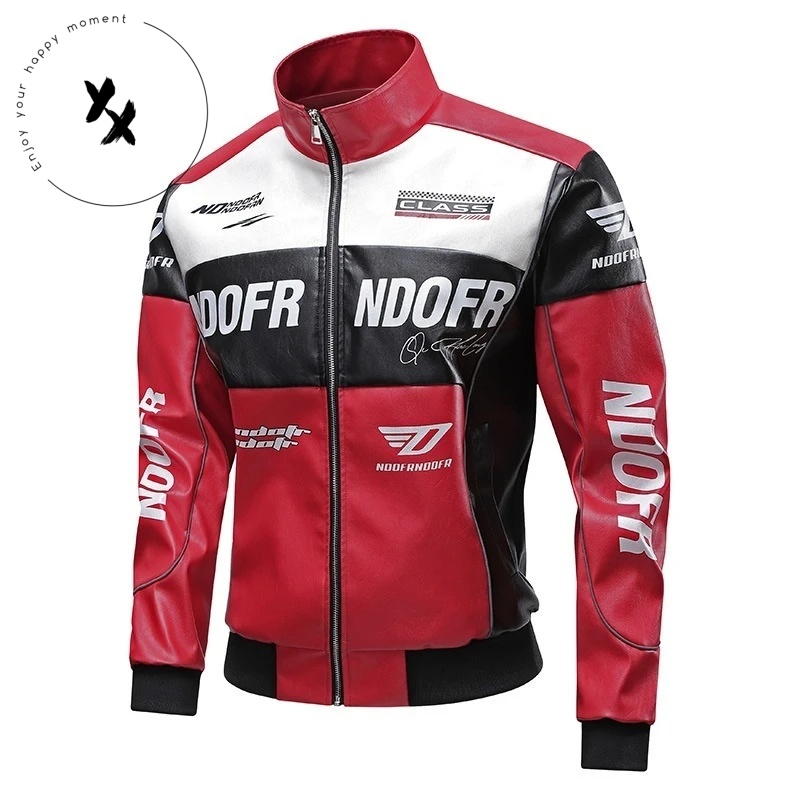 Custom Logo New Fashionable Crocodile Genuine Motorcycle Leather Jacket For Men 