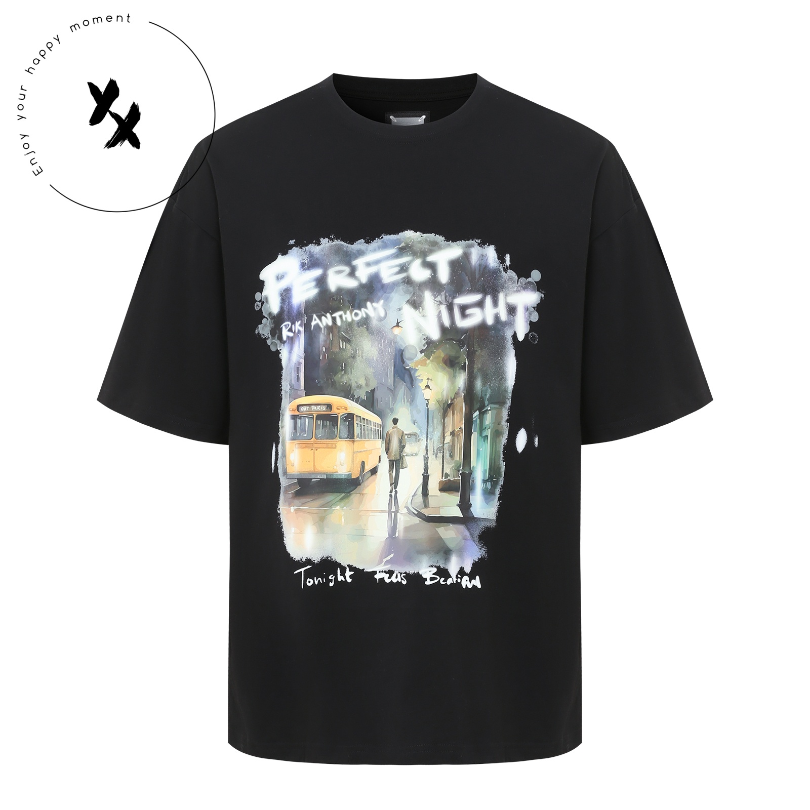 Oversized Blank Cotton Vintage Drop Shoulder Streetwear Boxy Heavyweight Embroidery Logo Unisex Graphic Digital Print T Shirt