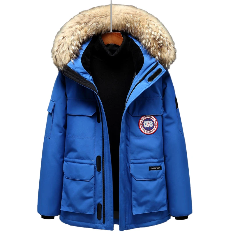 Canada Gooes Jacket Custom Logo Jacket Hood Tech Fleece Tactical Winter Coat Plus Size Men's Parka Jackets 