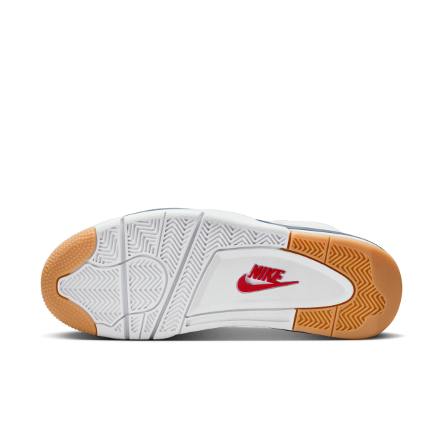 Nike SB x Air Jordan 4 SUMMIT WHITE/WHITE-NAVY-NEUTRAL GREY-GUM YELLOW-VARSITY RED Nike trendy sports shoes