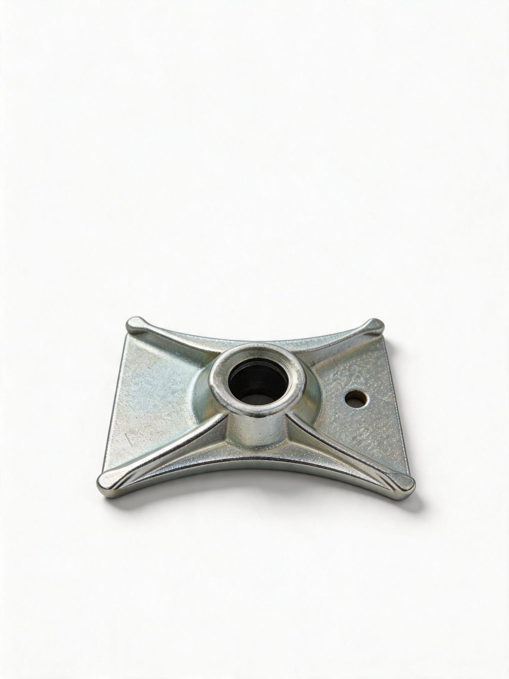 Custom Hot Forged Steel Threaded Support Plate for Construction Applications