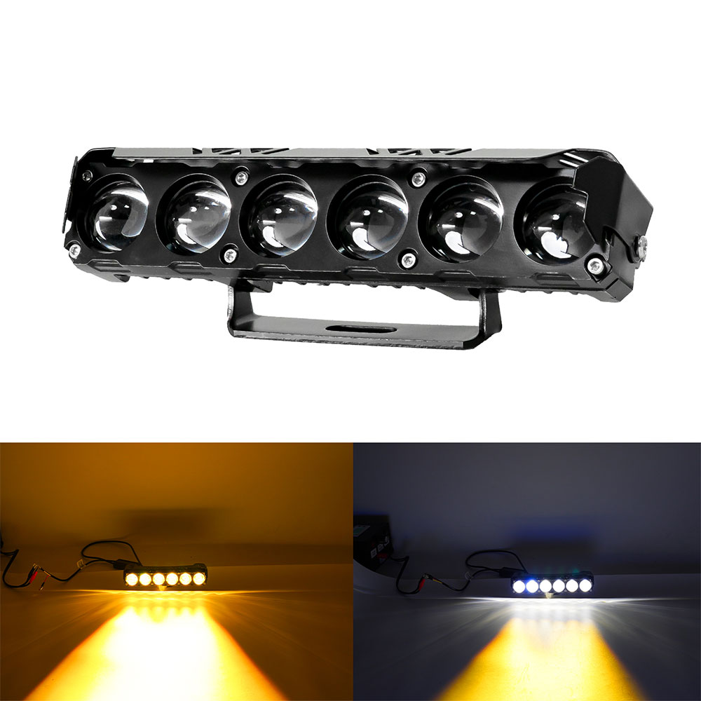 6-LED Off-Road Spotlight with Dual Lenses in and, Waterproof Fog Light and High Beam Combo for Trucks Suvs Atvs