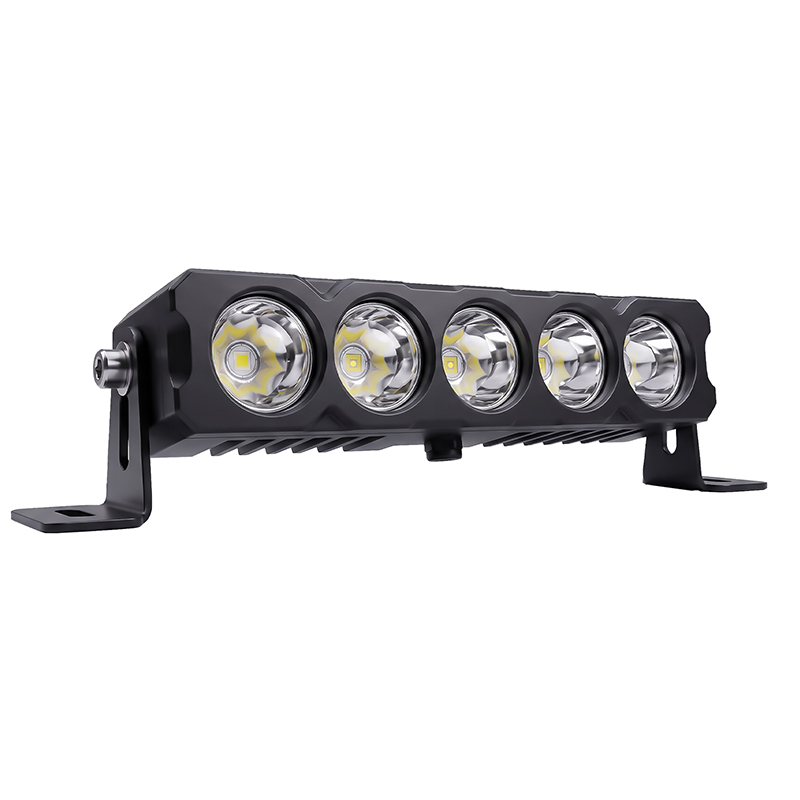 300W Single Row LED Light Bar, IP68 Waterproof Offroad Auxiliary Driving Light, 12V-24V White LED Pods, 60000LM Super Bright Spot Beam Work Light for Truck SUV ATV UTV Pickup Jeep