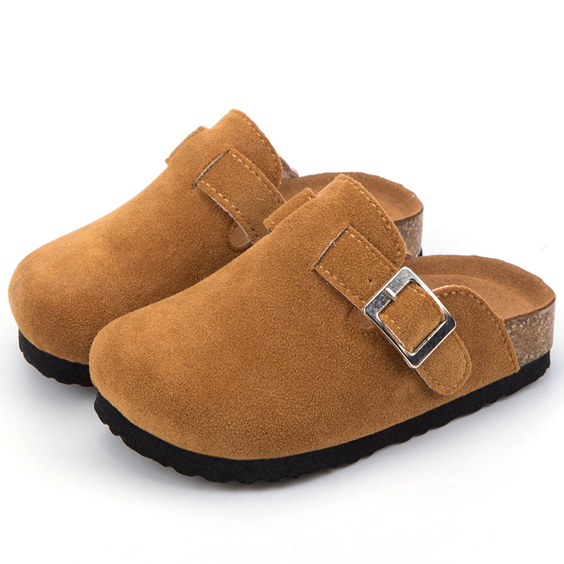 29 Children's slippers, 2025 spring and autumn new style, cork boys' shoes, casual shoes, wholesale girls' baby shoes