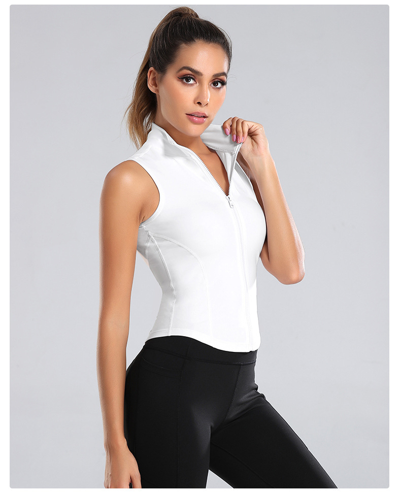 A83 Running Outdoor Vest Yoga Suit - Sweat-Absorbent Slimming Sleeveless Fitted Sports Gym Wear