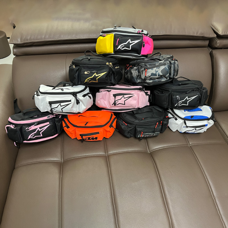 D2029  Alpinestars' identical riding waist bag, suitable for both men and women, with multiple color options, an outdoor riding and camping gear cross-body bag for storage purposes.