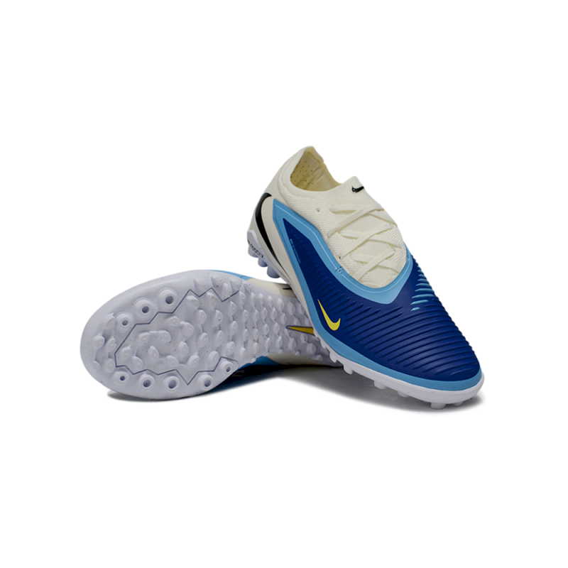 Nike Phantom GX III Elite de cano baixo dupla camada impermeável de seda de peixe de malha completa TF golfe de futebol