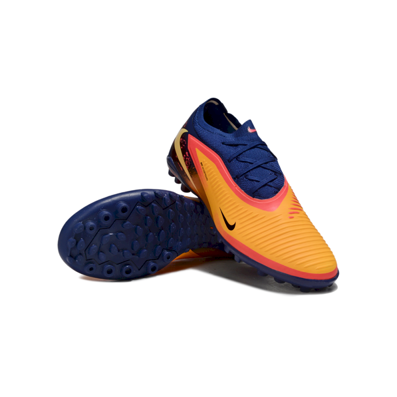 Nike Phantom GX III Elite de cano baixo dupla camada impermeável de seda de peixe de malha completa TF golfe de futebol