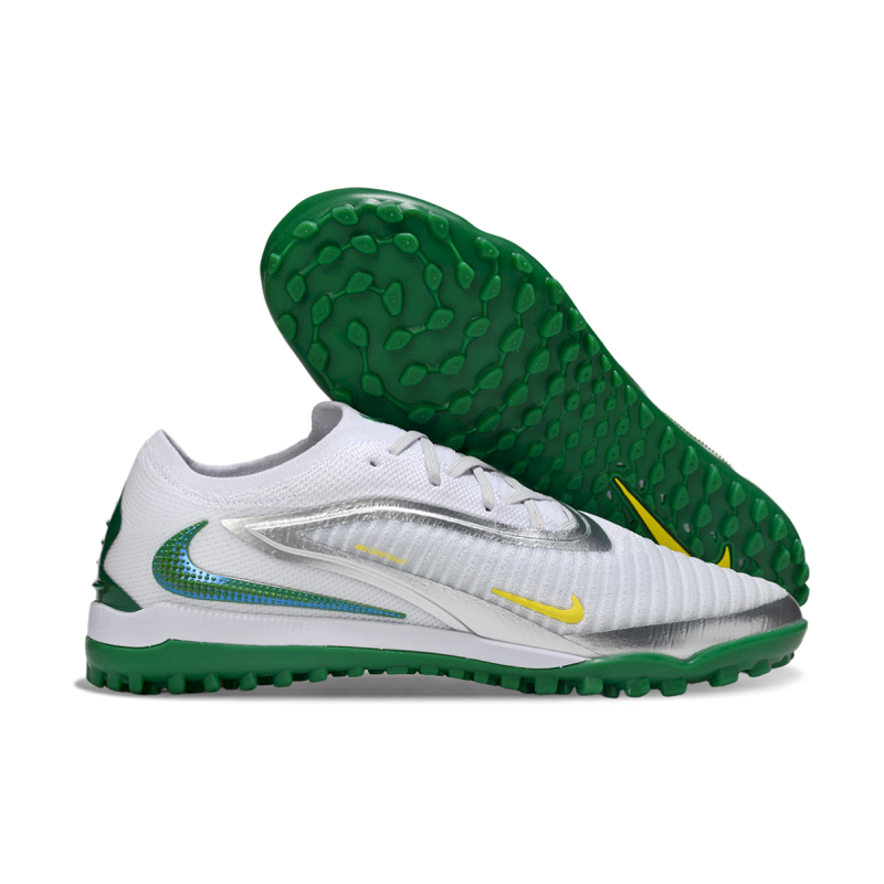 Nike Phantom GX III Elite de cano baixo dupla camada impermeável de seda de peixe de malha completa TF golfe de futebol