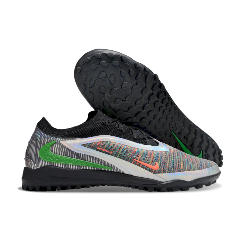 Nike Phantom GX III Elite de cano baixo dupla camada impermeável de seda de peixe de malha completa TF golfe de futebol