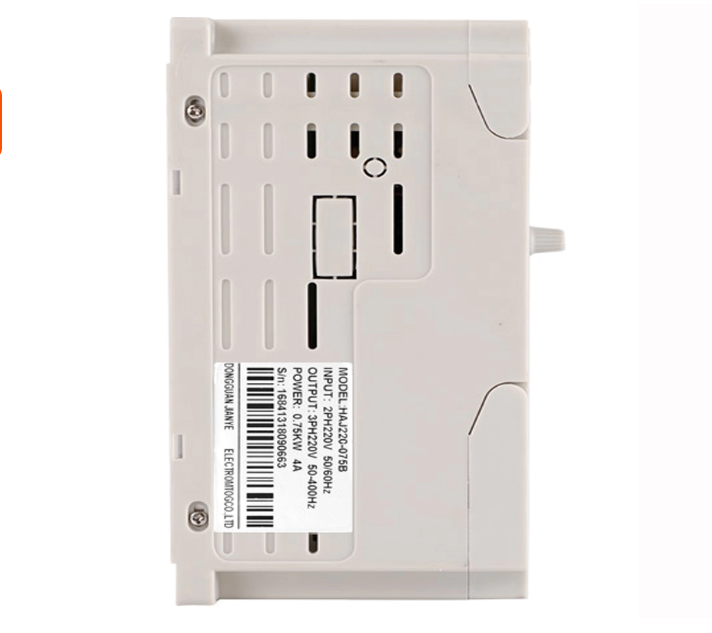 Wire cutting dedicated frequency converter HAJ220-M075B 220V single in three out 0.75KW single-phase frequency converter