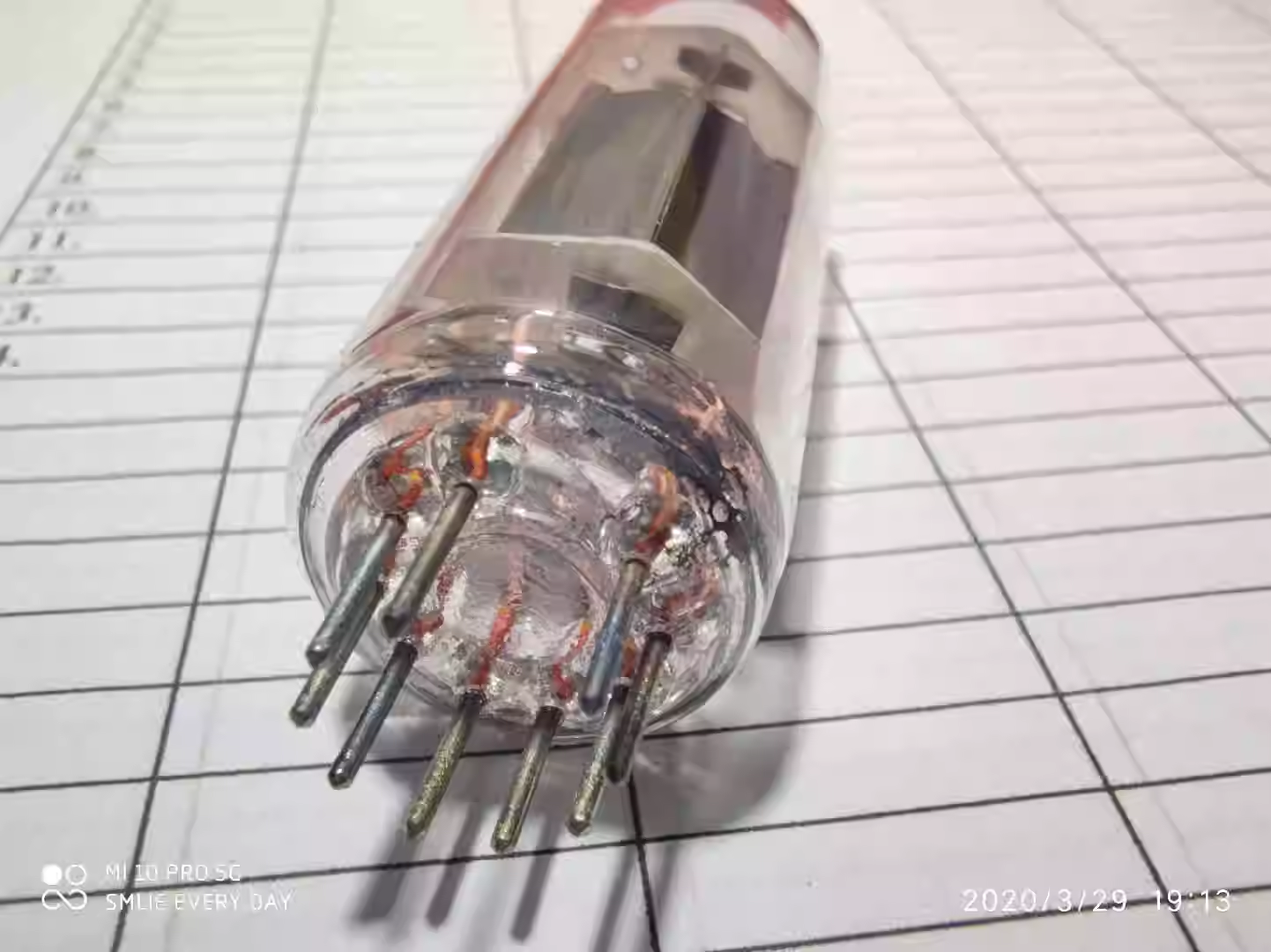 Frank Hertz Tube F-H Frank Hertz Instrument Argon Tube