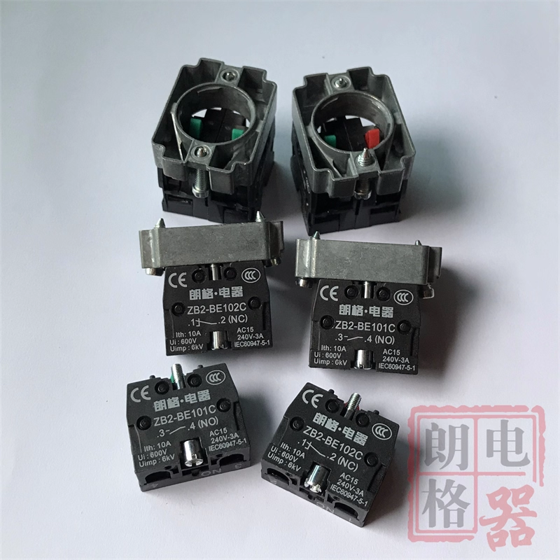 Lange Electric XB2 button switch ZB2-BE101C normally open silver contact high-quality contact