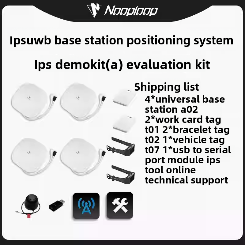 IPS base station positioning system UWB indoor real-time high-precision ultra wideband tag RTLS personnel and material forklift